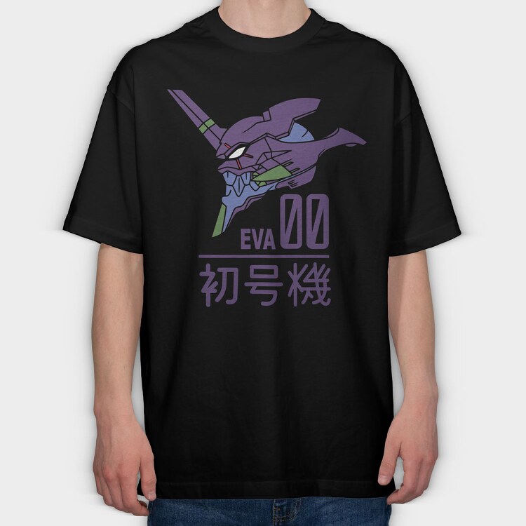 Neon Genesis Evangelion, Tricou Oversize Barbati (Unisex)