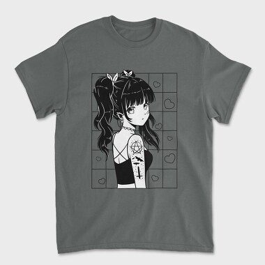 Anime Dark Cute, Tricou Barbati (Unisex)