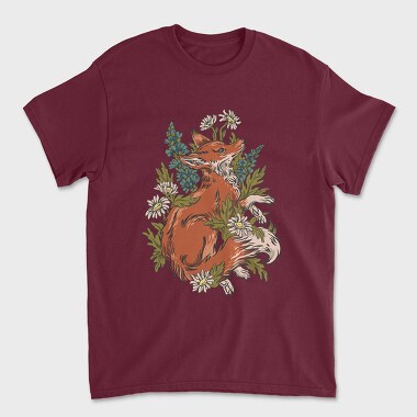 Chamomiles Fox, Tricou Barbati (Unisex)