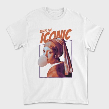 Art Pearl Girl Iconic, Tricou Barbati (Unisex)