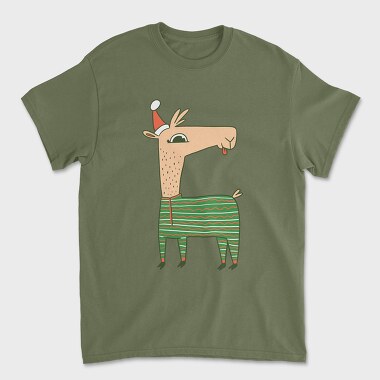 Christmas Llama, Tricou Barbati (Unisex)