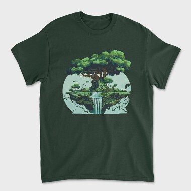 Tree Waterfall, Tricou Barbati (Unisex)