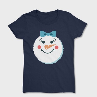 Christmas Snowman Faces 2, Tricou Femei