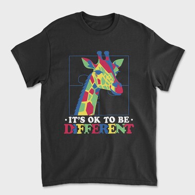 Autism Giraffe, Tricou Barbati (Unisex)