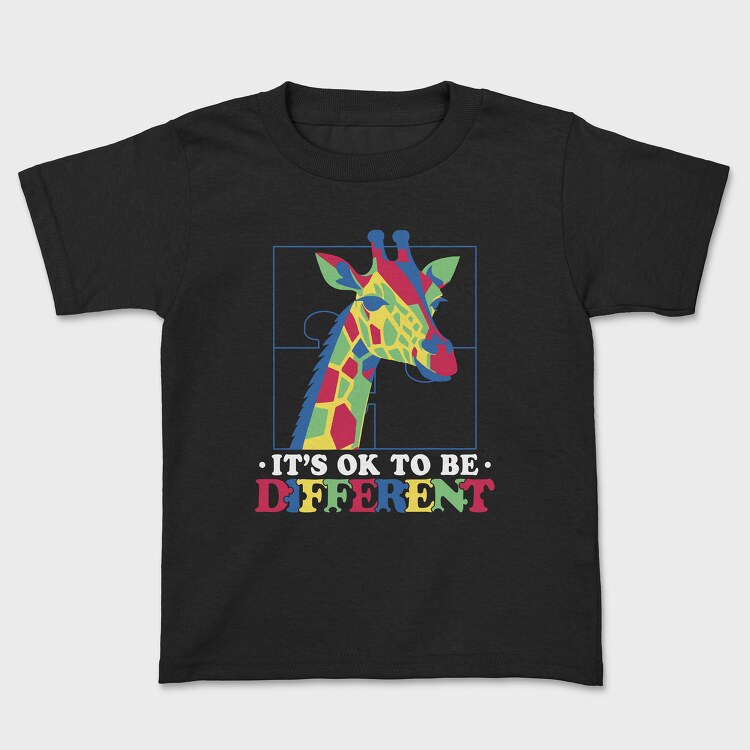 Autism Giraffe, Tricou Copii