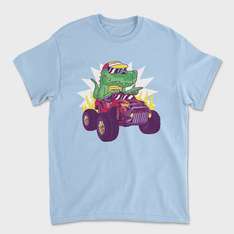 Trex Monster Truck, Tricou Barbati (Unisex)