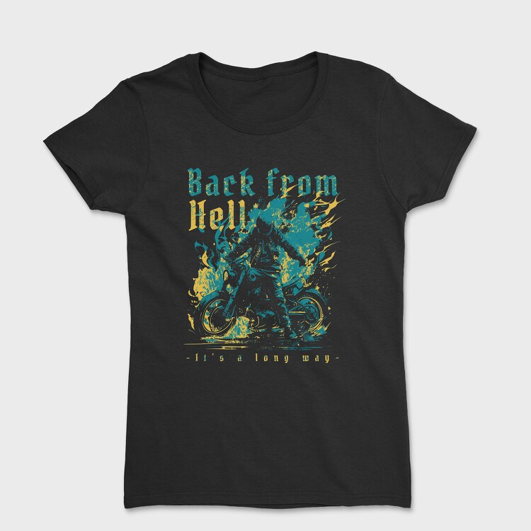 Back From Hell Motorbike, Tricou Femei