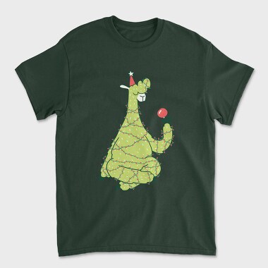 Christmas Tree Llama, Tricou Barbati (Unisex)