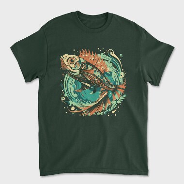 Fish Ornament, Tricou Barbati (Unisex)