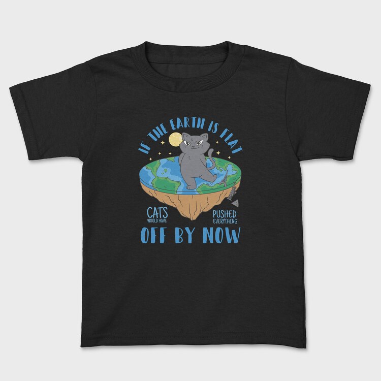 Bad Cat Flat Earth, Tricou Copii