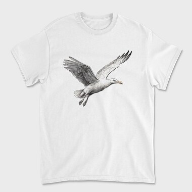 Flying Seagull 2, Tricou Barbati (Unisex)