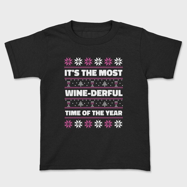 Ugly Sweater Wine, Tricou Copii