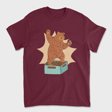 Bear Beer, Tricou Barbati (Unisex)