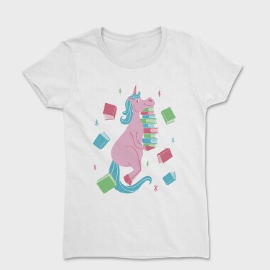 Unicorn Book Lover, Tricou Femei