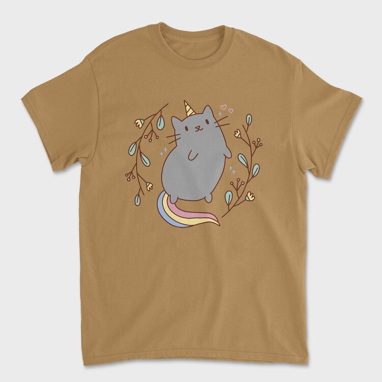 Unicorn Cat Cute, Tricou Barbati (Unisex)