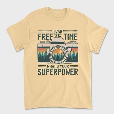 Freeze Time, Tricou Barbati (Unisex)