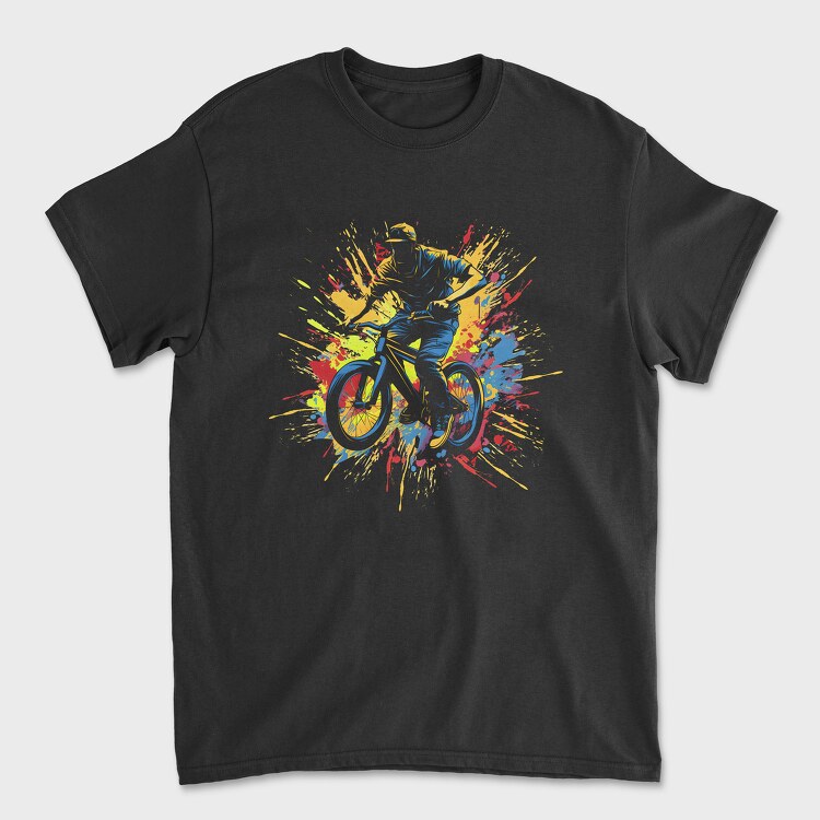 Colorful Bmx, Tricou Barbati (Unisex)