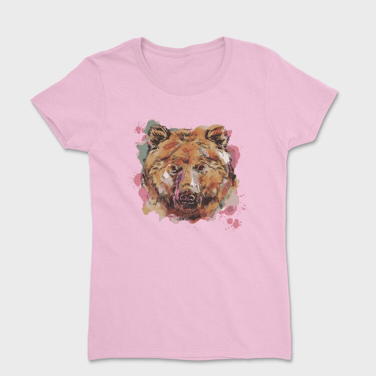 Bear Watercolor, Tricou Femei