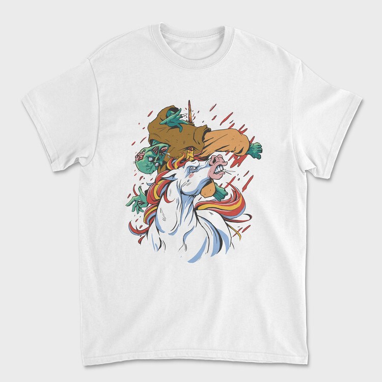 Unicorn Zombies, Tricou Barbati (Unisex)