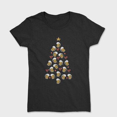 Beer Christmas Tree, Tricou Femei