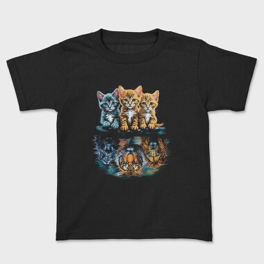 Kittens Strenght Big Cats, Tricou Copii