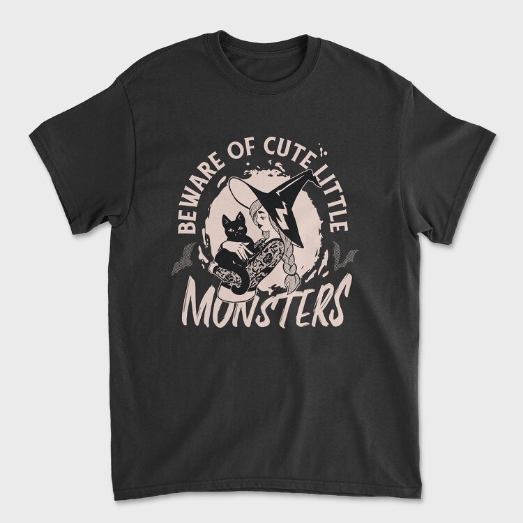 Beware of Cute Little Monsters, Tricou Barbati (Unisex)