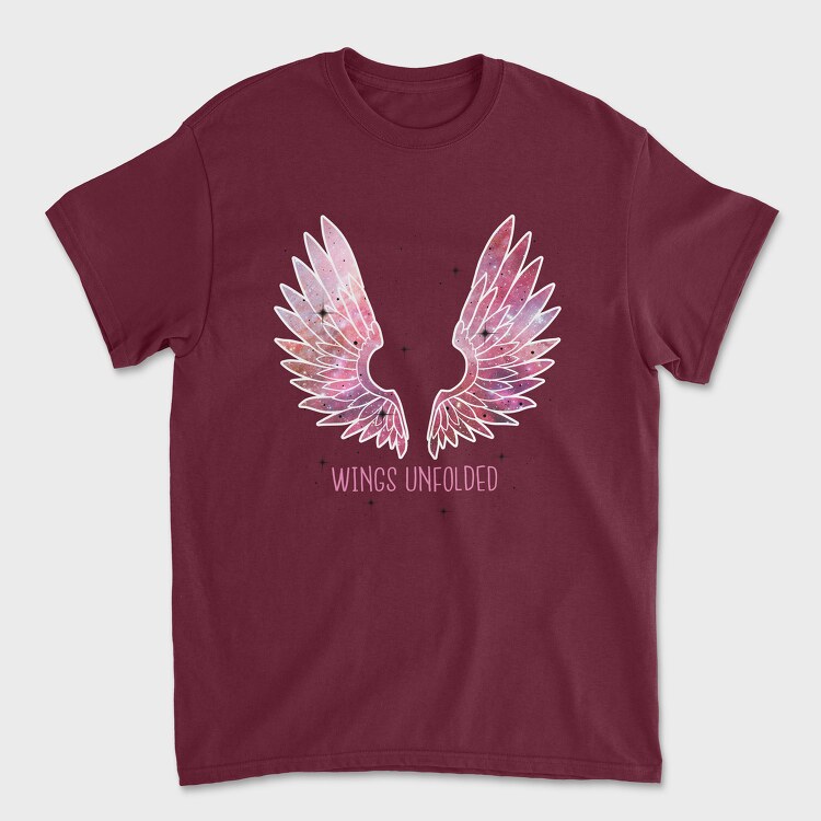 Galaxy Wings, Tricou Barbati (Unisex)