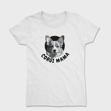 Corgi Mama, Tricou Femei