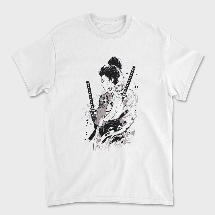 Geisha Girl, Tricou Barbati (Unisex)