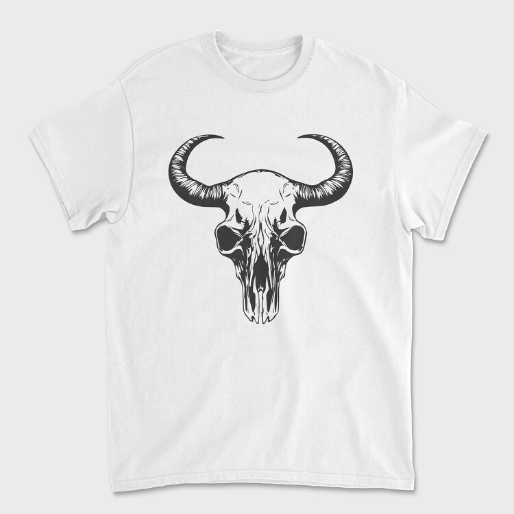 Cow Skull, Tricou Barbati (Unisex)