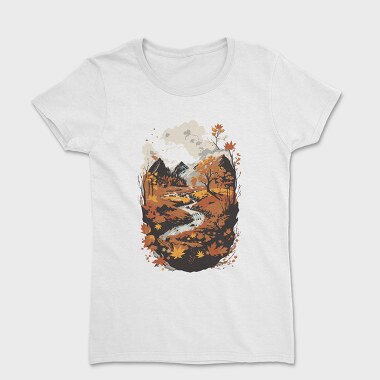 Landscape Autumn, Tricou Femei