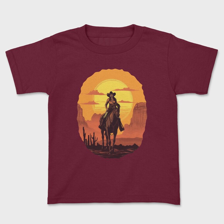 Cowgirl Sunset, Tricou Copii