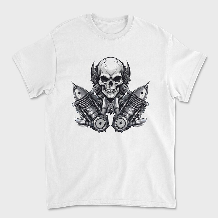 Skull Engineer, Tricou Barbati (Unisex)