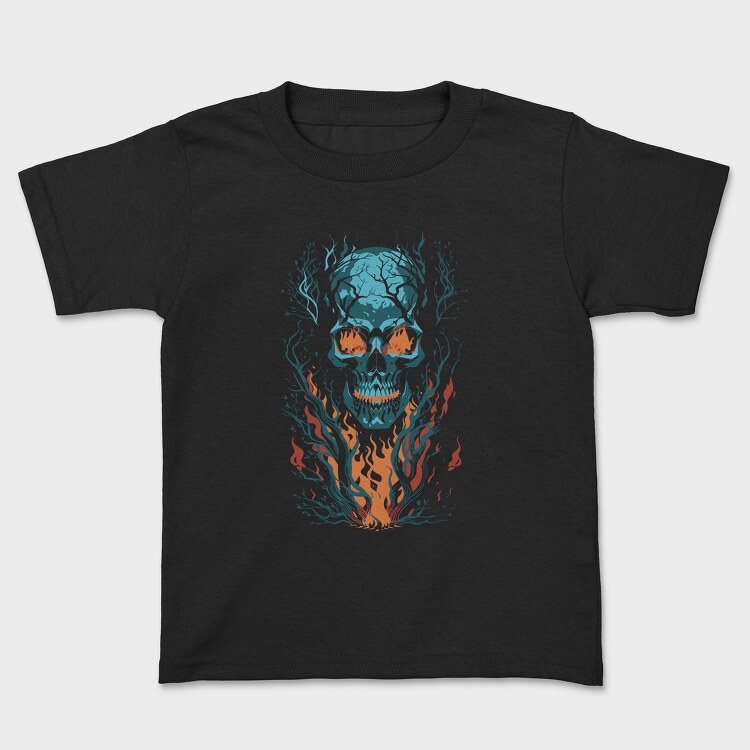 Skull Flames, Tricou Copii