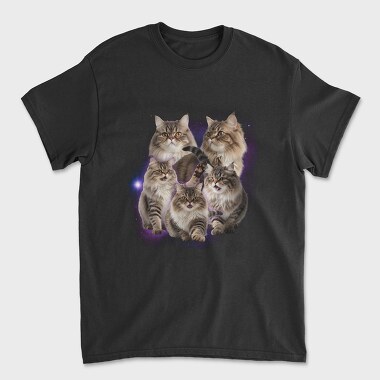 Persian Cats Space, Tricou Barbati (Unisex)