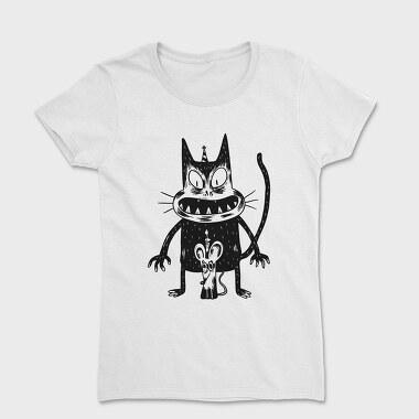 Creepy Cat Mouse, Tricou Femei