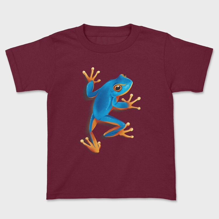 Blue Frog Realistic, Tricou Copii