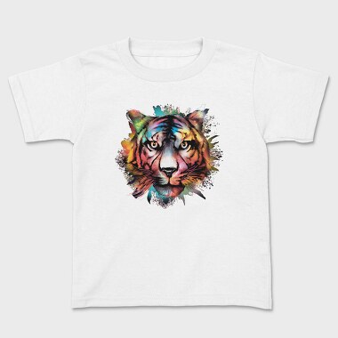 Watercolor Tiger, Tricou Copii