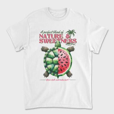 Watermelon Turtle, Tricou Barbati (Unisex)