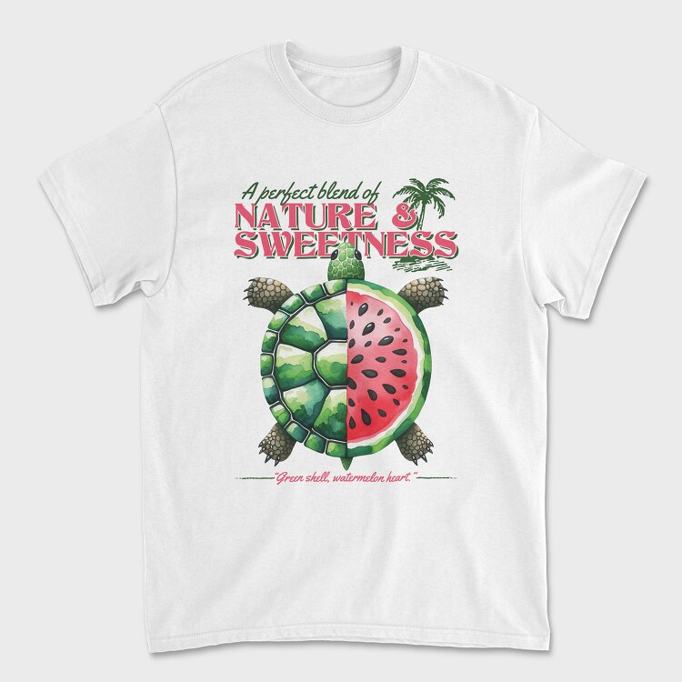 Watermelon Turtle, Tricou Barbati (Unisex)