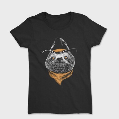 Sloth Cowboy Color, Tricou Femei