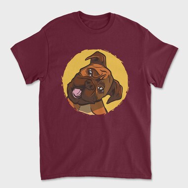 Boxer Dog, Tricou Barbati (Unisex)