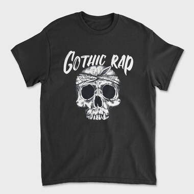 Gothic Rap Skull, Tricou Barbati (Unisex)