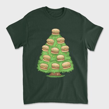 Burger Tree, Tricou Barbati (Unisex)