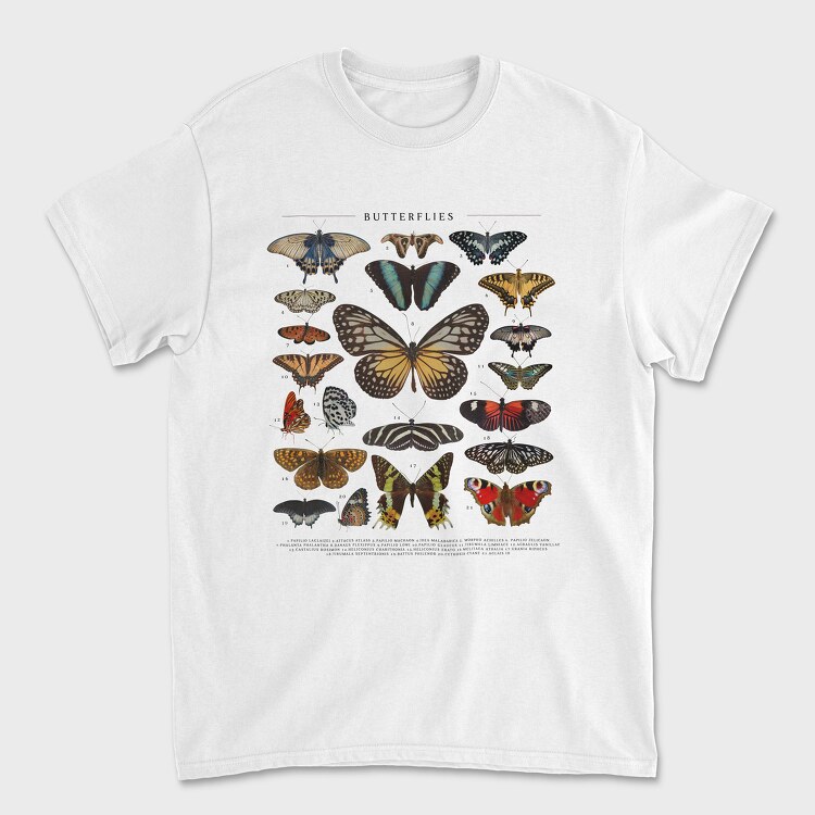 Butterflies Catalog, Tricou Barbati (Unisex)