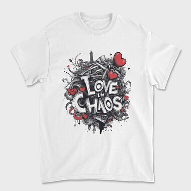 Love Chaos, Tricou Barbati (Unisex)