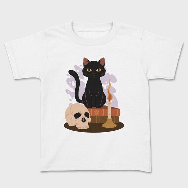 Witchy Black Cat, Tricou Copii