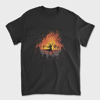 Wizard Fire Wall, Tricou Barbati (Unisex)