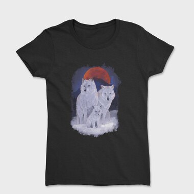 Wolf Family Moon, Tricou Femei