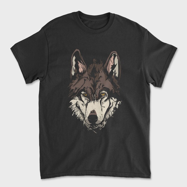 Wolf Portrait 3, Tricou Barbati (Unisex)